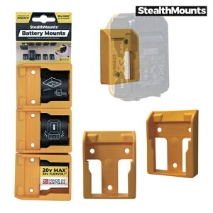 StealthMounts BM-DW20-YLW-6 �c�[���z���_�[ �f�E�H���gXR20V�p�o�b�e���[�}�E���g �C�G���[ 6 �� (1S)