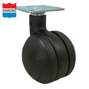 SAMSONG �f�U�C���o�փL���X�^�[�uBola�v�� �v���[�g ���� 50mm (1��) �i�ԁFBOLA-P-50-BK