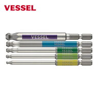 ベッセル VESSEL GS5P-35 剛彩ビット 5本組 (片頭ボールポイント) アソート100mm (1S)