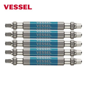 �x�b�Z�� VESSEL GS5P-42 ���ʃr�b�g 5�{�g (�����X�N�G�A) SQ3×65mm (1Pk)