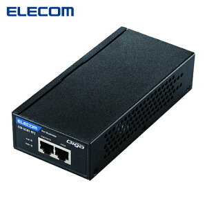 �G���R�� ELECOM EIB-UG01-PF2 �@�l����PoE�C���W�F�N�^�[ 802.3af(�W���o��)�Ή� (1��)