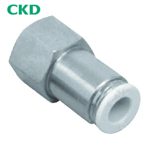 CKD GWS6-10-M �`���[�u�p�� �j���[�W���C���g �X�g���[�g ���X�^ �K���`���[�u�O�a6 �ڑ����aRc3/8 (1��)