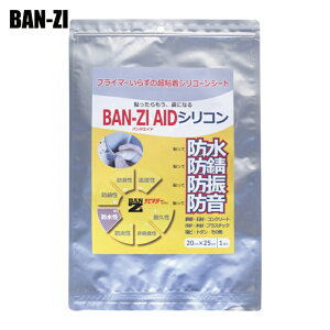 BAN-ZI �o���W �h���E�h�K�V�[�g BAN-ZI AID�V���R�� 20cm×25cm �O���[ (1��) I-AICG/2025