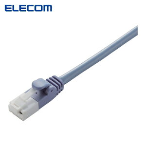 �G���R�� ELECOM LD-CTT/BU5/RS Cat5e�Ή��c���܂�h�~LAN�P�[�u�� 5m �u���[ (1�{)