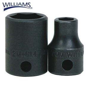 WILLIAMS �C���p�N�g�p�\�P�b�g �V���[�g 3/8 6�p �ΕӐ��@7×�S��26mm (1��) �i�ԁFJHW2M-607