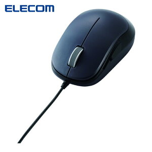 �G���R�� ELECOM M-Y9UBBK 5�{�^��BlueLED�L���}�E�X �u���b�N (1��)
