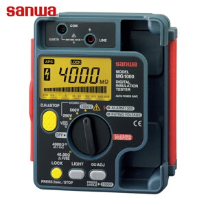 �O�a�d�C�v�� SANWA �f�W�^���≏��R�v 1000V/500V/250V (1��) �i�ԁFMG1000