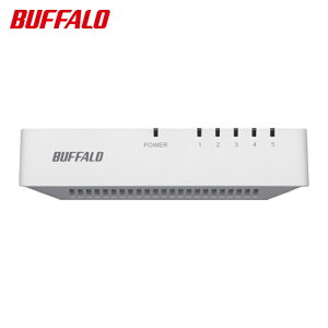 �o�b�t�@���[ 10/100Mbps�Ή� �X�C�b�`���O�n�u �v���X�`�b�N➑�/�d���O�t�����f�� 5�|�[�g �z���C�g (1��) LSW4-TX-5EP/WHD