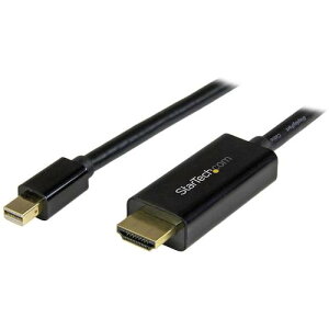 StarTech MDP2HDMM1MB �f�B�X�v���C�ϊ��P�[�u��/mDP 1.2 - HDMI 1.4/1m/4K30Hz/BK (1��)