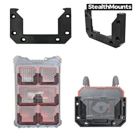 StealthMounts OM-LOCL-BLK-6 ツールホルダー クレートンフィートマウンティングクリートV2 ブラック 6 個入 (1S)