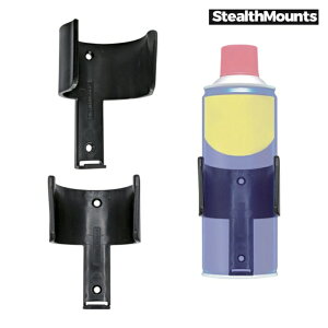 StealthMounts OM-CAN-BLK-2 �c�[���z���_�[ �X�v���[�ʃz���_�[ �u���b�N 2 �� (1Pk)