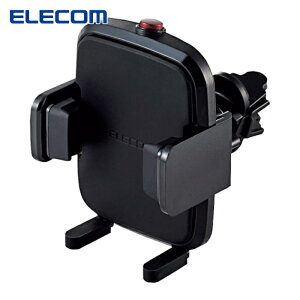 �G���R�� ELECOM �ԍڃA�N�Z�T���[ �X�}�z�X�^���h �����^�b�`�z���_�[ �G�A�R�����[�o�[��t�^�C�v �u���b�N (1��) �i�ԁFP-CARS12BK