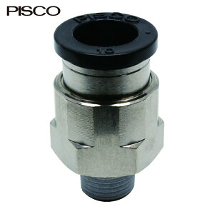 PISCO �s�X�R PC10-01 �`���[�u�t�B�b�e�B���O �X�g���[�g �K���O�a10mm �ڑ����aR1/8 (1��)