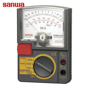 �O�a�d�C�v�� SANWA �A�i���O�≏��R�v 500V/250V/125V (1��) �i�ԁFPDM5219S