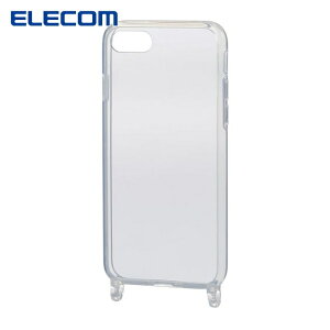 �G���R�� ELECOM iPhoneSE3/SE2/8/7�p�n�C�u���b�h�P�[�X �V�����_�[�X�g���b�v�z�[���t�� �N���A (1��) �i�ԁFPM-A22SHVCKSHCR