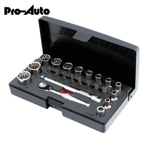 �X�G�J�Q�c�[�� Pro-Auto PA223SS 1/4DR.23PC�\�P�b�g�Z�b�g (1S)