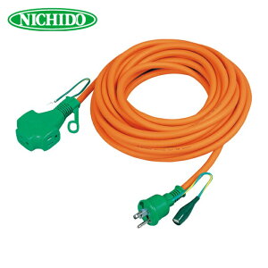 �����H�� NICHIDO PPT10E (O) �g���v���|�b�L�������R�[�h �A�[�X�t 10m �I�����W (1�{)