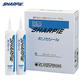 シャープ シーリング剤 シャーピー ポリカシール ホワイティクリア 330ml (1本) 品番：PORIKA