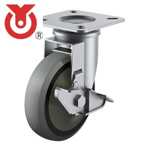 ���[�G�C SUS-GUJ-200S �v���[�g�� ���� �X�e�����X�L���X�^�[ �E���^�� �ԗ֌a200mm �X�g�b�p�[�t�� J�^�C�v SUS-J-S�^ ��t���@115×115(105×105) (1��)