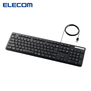�G���R�� ELECOM TK-FCM108KBK �L���L�[�{�[�h ���^ �����u������ �R�� �t���T�C�Y �u���b�N (1��)