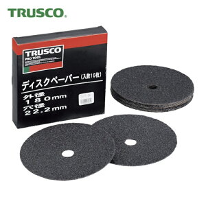 �g���X�R TRUSCO �f�B�X�N�y�[�p�[7�^ ��180mm×22.2 #80 10���� (1��) �i�ԁFTG7-80