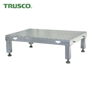 �g���X�R TRUSCO �A�����A���~�X�e�b�v�i�ʔ^�C�v�j600×450 ����300�`330 (1��) �i�ԁFTASP-64G