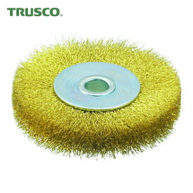 トラスコ TRUSCO ホイルブラシ 75×10mm穴 真鍮線 線径0.15 (1個) 品番：TB-6344