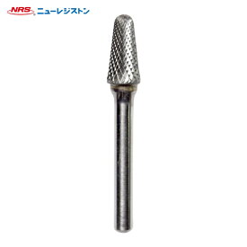 ニューレジストン NRS 超硬バー テーパーkカット 刃径10×刃長20×軸径6×軸長45 ロー付 (1本) 品番：TCBT4600K