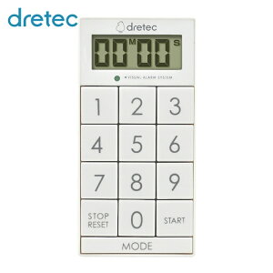 �h���e�b�N dretec �f�W�^���^�C�}�[�u�X�����L���[�u�v �z���C�g (1��) T-617WT