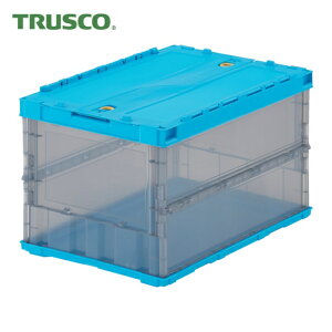 �g���X�R TRUSCO �I���R�� ���^�܂肽���݃R���e�i �X�P���R�� 50L ���b�N�t�^�t �u���[/�����u���b�N (1��) TSK-C50B (BT)