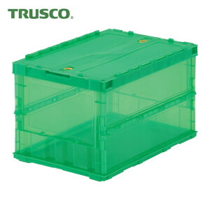 �g���X�R TRUSCO �I���R�� ���^�܂肽���݃R���e�i �X�P���R�� 50L ���b�N�t�^�t �����O���[�� (1��) TSK-C50B (GN)