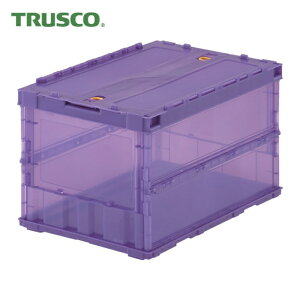 �g���X�R TRUSCO �I���R�� ���^�܂肽���݃R���e�i �X�P���R�� 50L ���b�N�t�^�t �����o�C�I���b�g (1��) TSK-C50B (VI)