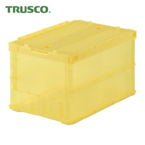 �g���X�R TRUSCO �I���R�� ���^�܂肽���݃R���e�i �X�P���R�� 50L ���b�N�t�^�t �����C�G���[ (1��) TSK-C50B (Y)
