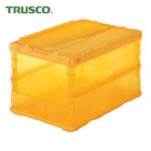 �g���X�R TRUSCO �I���R�� ���^�܂肽���݃R���e�i �X�P���R�� 50L ���b�N�t�^�t �����I�����W (1��) TSK-C50B (OR)