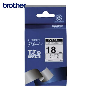 �u���U�[ brother TZE-N241 Tze�e�[�v �m�����~�l�[�g ������/���n/18mm (1��)