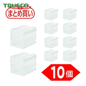 �g���X�R TRUSCO (�܂Ƃߔ���) �I���R�� ���܂肽���݃R���e�i �X�P���R�� 20L�i�W�t�j ���� 10�� (1S) �i�ԁFTR-SC20-TM-10P