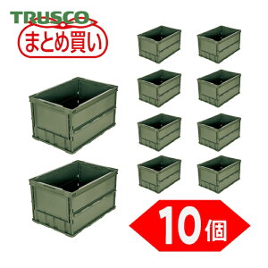 �g���X�R TRUSCO (�܂Ƃߔ���)�I���R�� ���^�܂肽���݃R���e�i 50L OD�F 10�� (1S) TR-O50B-OD-10P