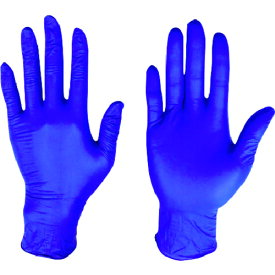 川西 ニトリル使いきり手袋粉無300枚入ダークブルーSSサイズ (1箱) 品番:2062BL-SS
