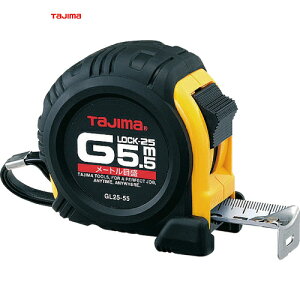 タジマ tajima スケール メジャー コンベックス Gロック 幅25mm 長さ5.5m メートル目盛 (1個) 品番:GL25-55BL