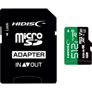 C nCfBXN SDJ[h R170V[YmicroSDXCJ[h 512GB (1) iԁFHDMCSDX512GA2V30PRO