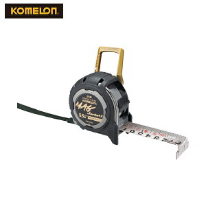 コメロン スケール メジャー コンベックス マグジャケット2 カラビナ付き 25mm幅 5.5m (1個) 品番:KMC-31NJB-55-25