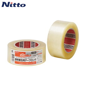 ニトムズ 透明梱包用テープ ロング (1巻) 品番：J6180