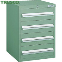 楽天市場】trusco lvr型キャビネット 392x412xh540 引出4段 ネオグレー 