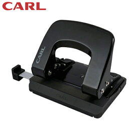 カール 2穴パンチ アリシス ブラック 穴あけ枚数20枚 (1個) 品番：LPN-20-K