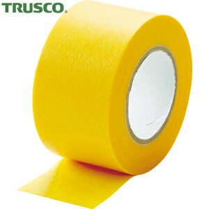 トラスコ TRUSCO 建築塗装用マスキングテープ 幅30mm長さ18m 4巻入 イエロー (1Pk) 品番:MTA-3018-4-Y