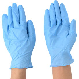 エステー モデルローブニトリル使いきり手袋(粉つき)LLブルー NO981 (1箱) 品番:NO981LL-B