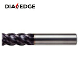 三菱K 4枚刃エクスターハイパワー 超硬スクエアエンドミルミディアム刃長(M)2.4mm (1本) 品番:MSMHDD0240