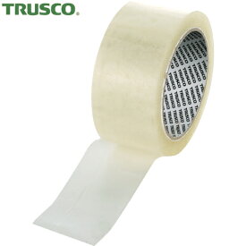 TRUSCO(トラスコ) 透明梱包用テープ 中・軽量物梱包用 48mmX50m 1巻 (1巻) 品番：OPTM48X50-1