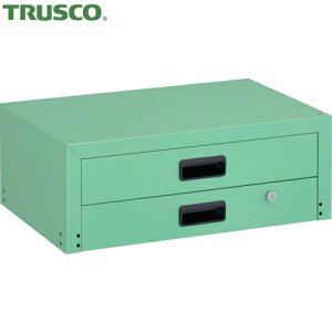 トラスコ ラビットワゴン用2段引出 600X400 YG色 (1台) RBW-64X YG