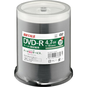 obt@[ BUFFALO wfBA DVD-R PCf[^p 4.7GB @l`l 100+5 (1Pk) iԁFRO-DR47D-105PWZ